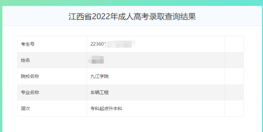 2022年萍乡成人高考没有被录取怎么办？